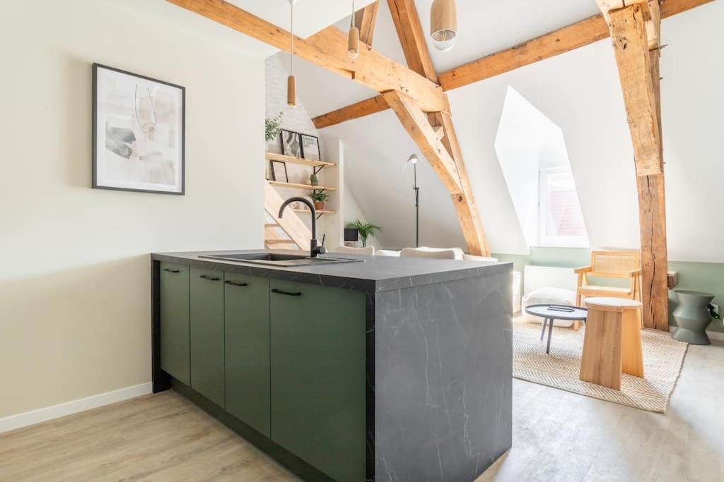 L'Elegant - Appartement Fonctionnel Plein-Centre De Дуе Екстериор снимка