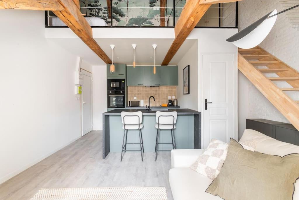 L'Elegant - Appartement Fonctionnel Plein-Centre De Дуе Екстериор снимка