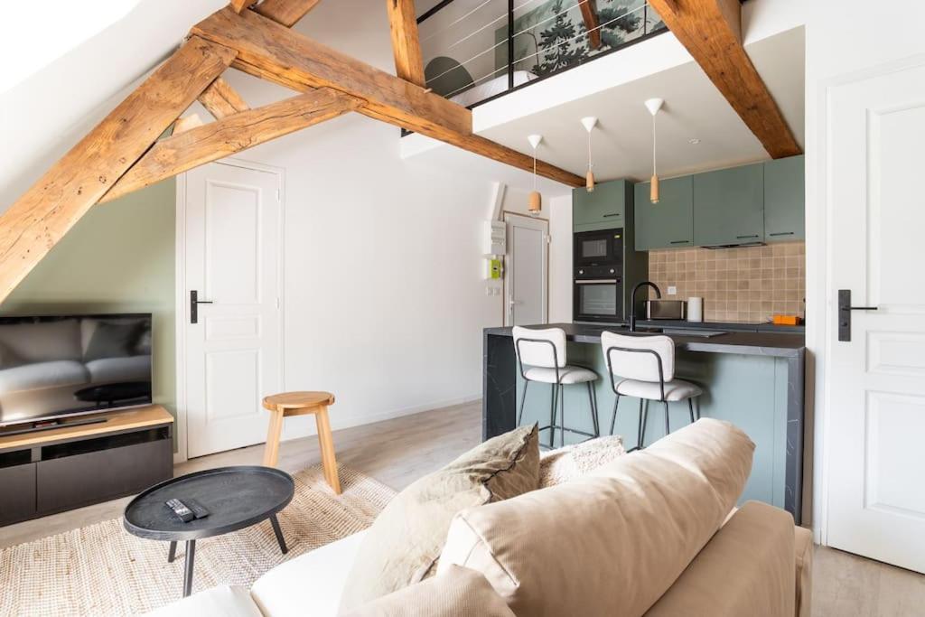 L'Elegant - Appartement Fonctionnel Plein-Centre De Дуе Екстериор снимка